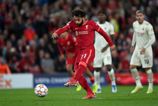 Salah giúp Liverpool lội ngược dòng thắng Milan