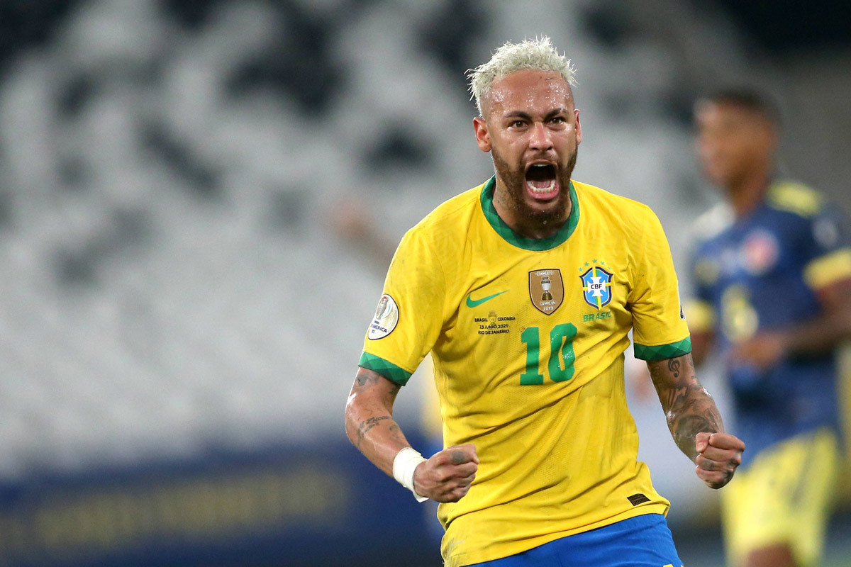 Hình ảnh của Neymar tại Copa America 2021